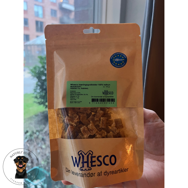 Whesco tr�ningsgodbidder - 100% Kalkun 100 gram