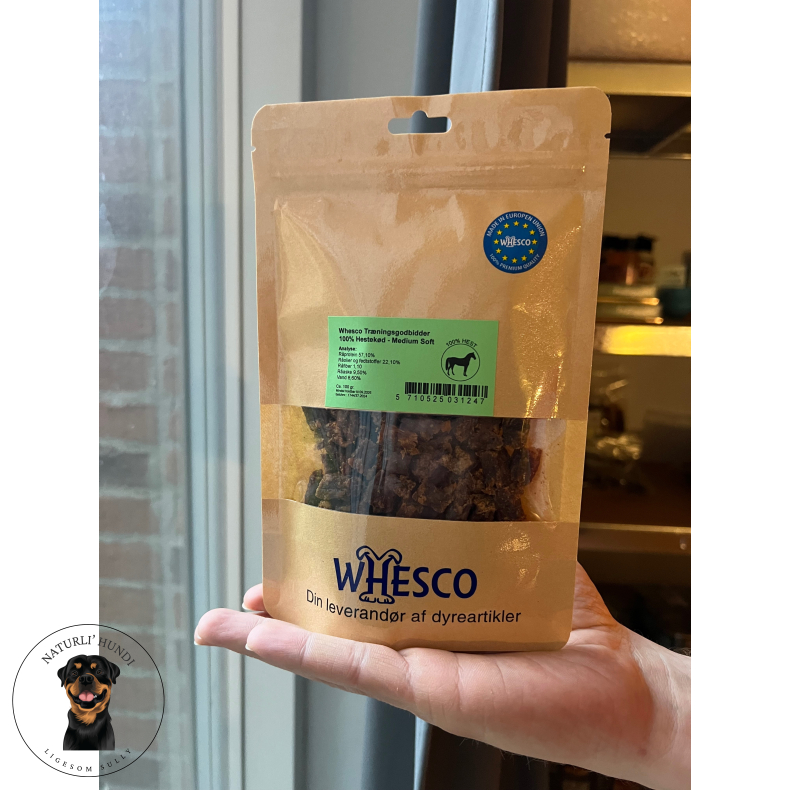 Whesco tr�ningsgodbidder - 100% Hest 100 gram