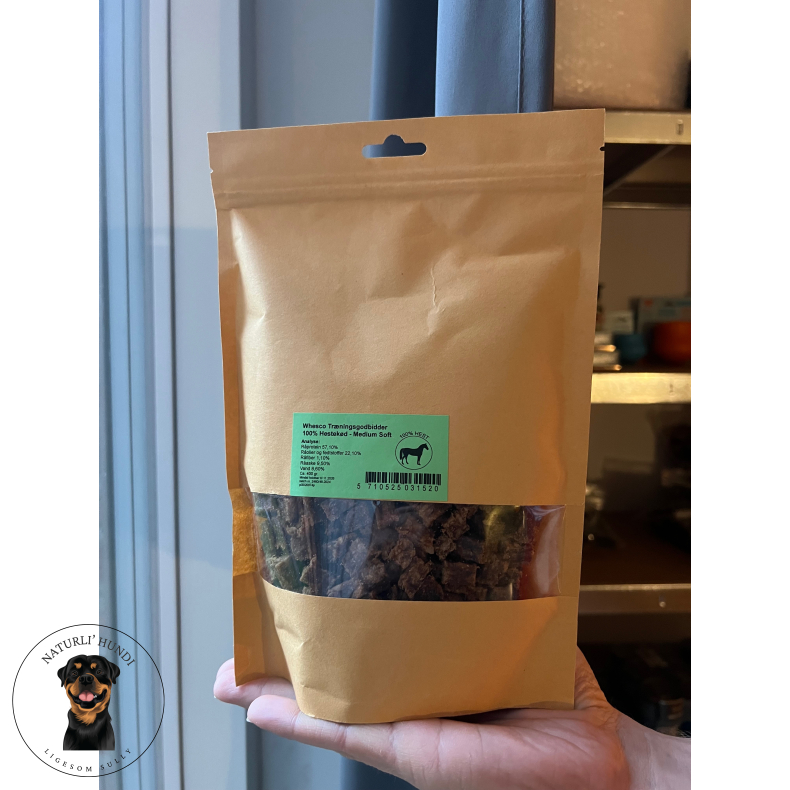 Whesco trningsgodbidder - 100% Hest 400 gram