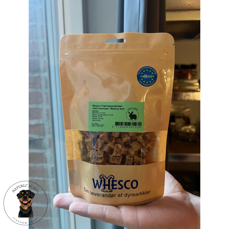 Whesco trningsgodbidder - 100% Kanin 100 gr.