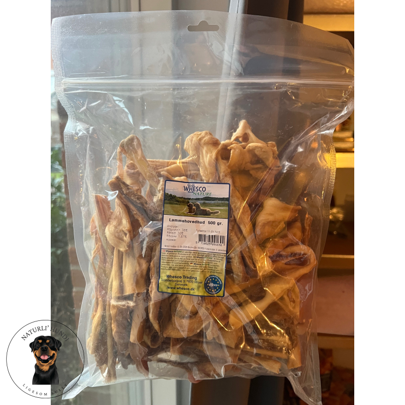 Whesco Lammehovedhud 500 gr.
