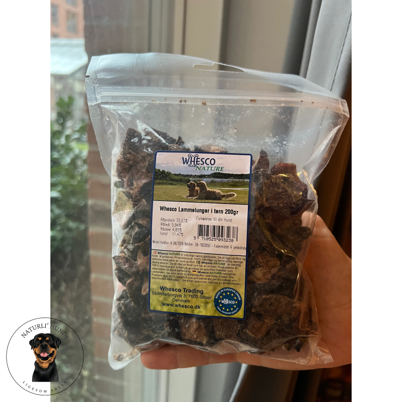 Whesco Lammelunger i tern 200g