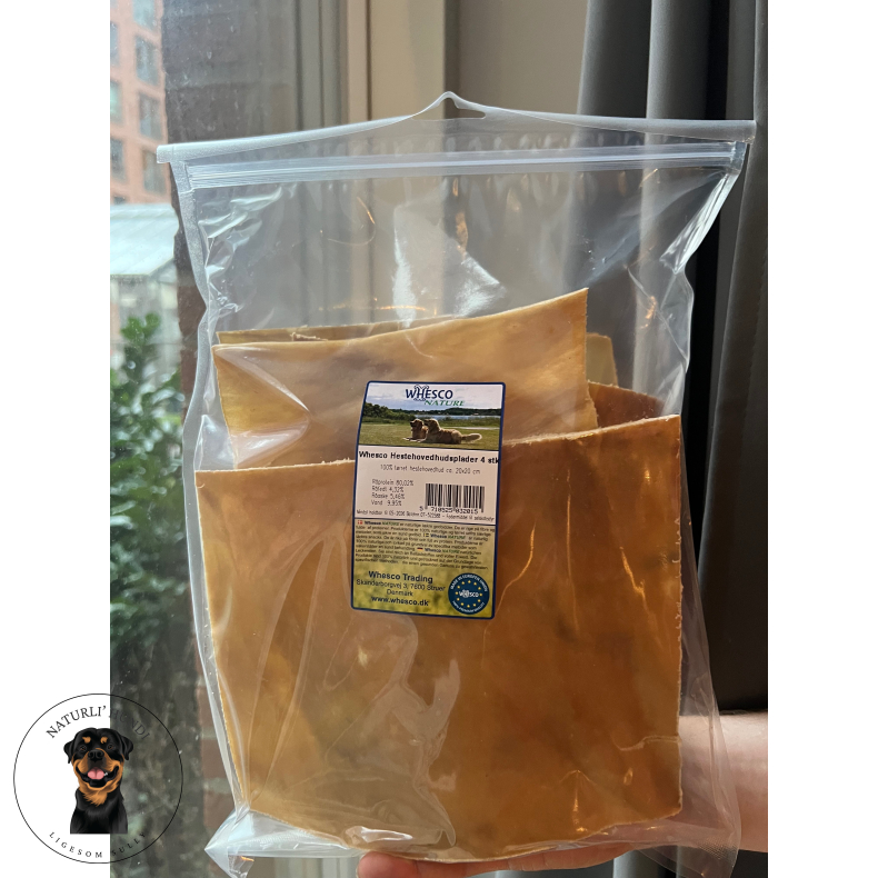 Whesco Hestehovedhudsplader 4 stk.