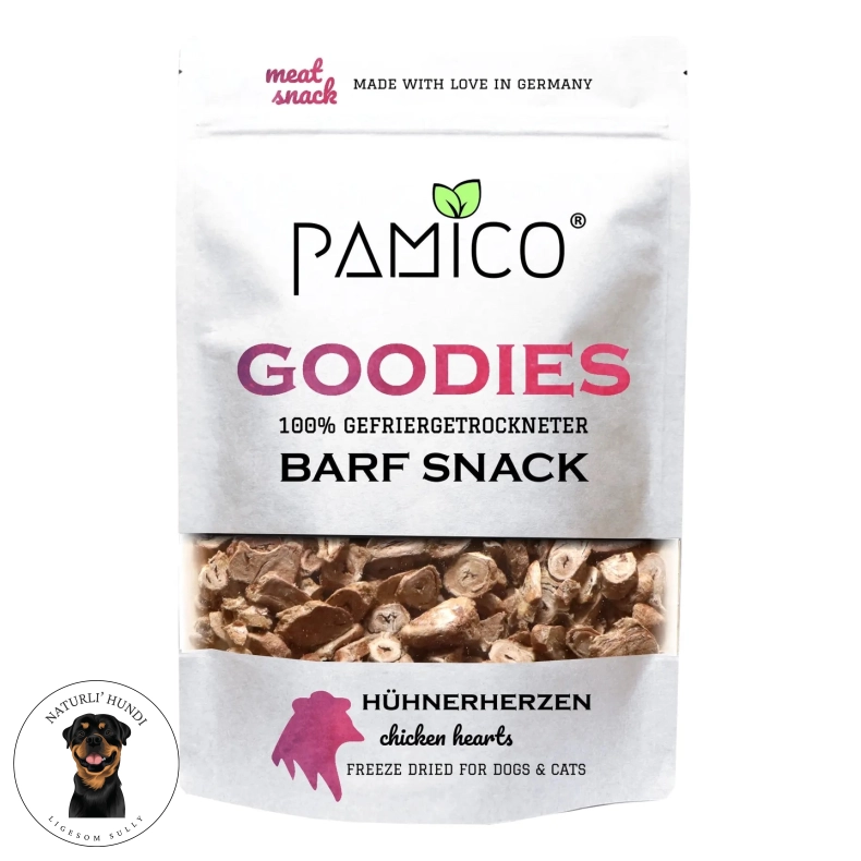 Pamico Fryset�rrede Kyllingehjerter - BARF snacks
