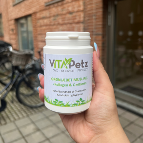 Vita Petz Gr�nl�bet musling + Kollagen & Vitamin-C 150g