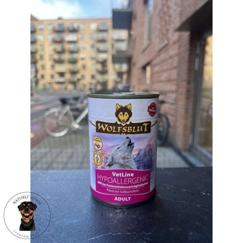 Wolfsblut Vetline,Hypoallergenic v�dfoder 395 gr