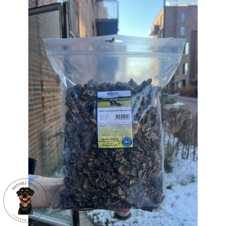Whesco trningsgodbidder af Okse Lunger 1kg