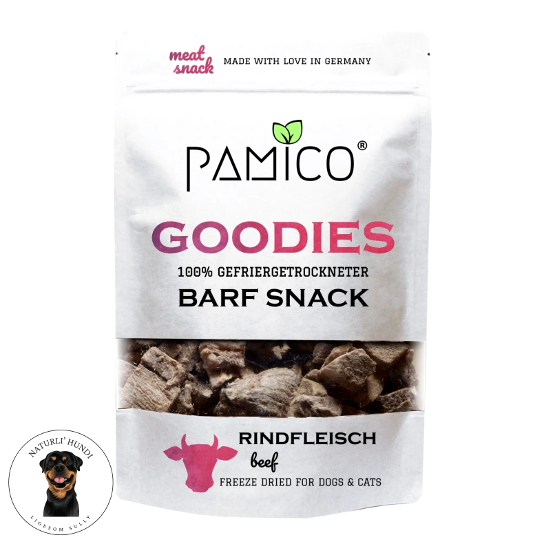 Pamico Fryset�rret Oksek�d - BARF snacks