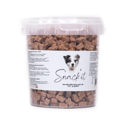 Snack'it Semi-Moist Mini Bones m. Laks 500g