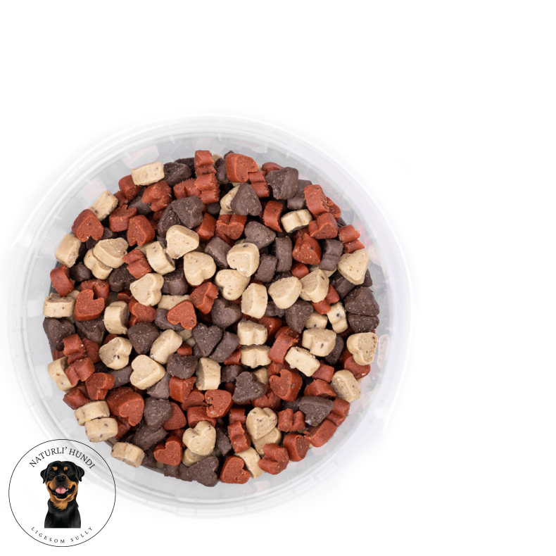 Snack'it Semi-Moist Mini Hearts Mix 500g