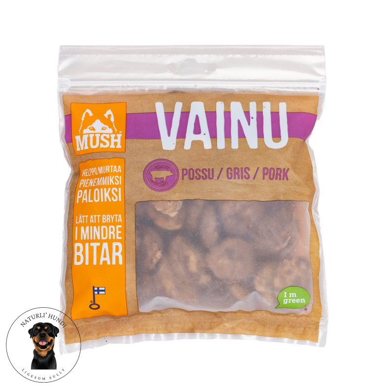 MUSH VAINU Tr�ningsgodbidder Gris - 150g