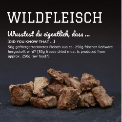 Pamico Fryset�rrede vildtgodbidder - Naturlig snack rig p� jern og B-vitamin