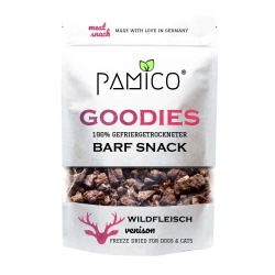 Pamico Fryset�rrede vildtgodbidder - Naturlig snack rig p� jern og B-vitamin