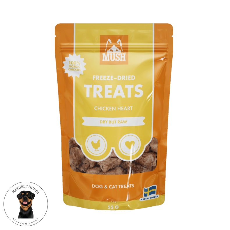 MUSH fryset�rrede godbidder | 100% Kyllingehjerte