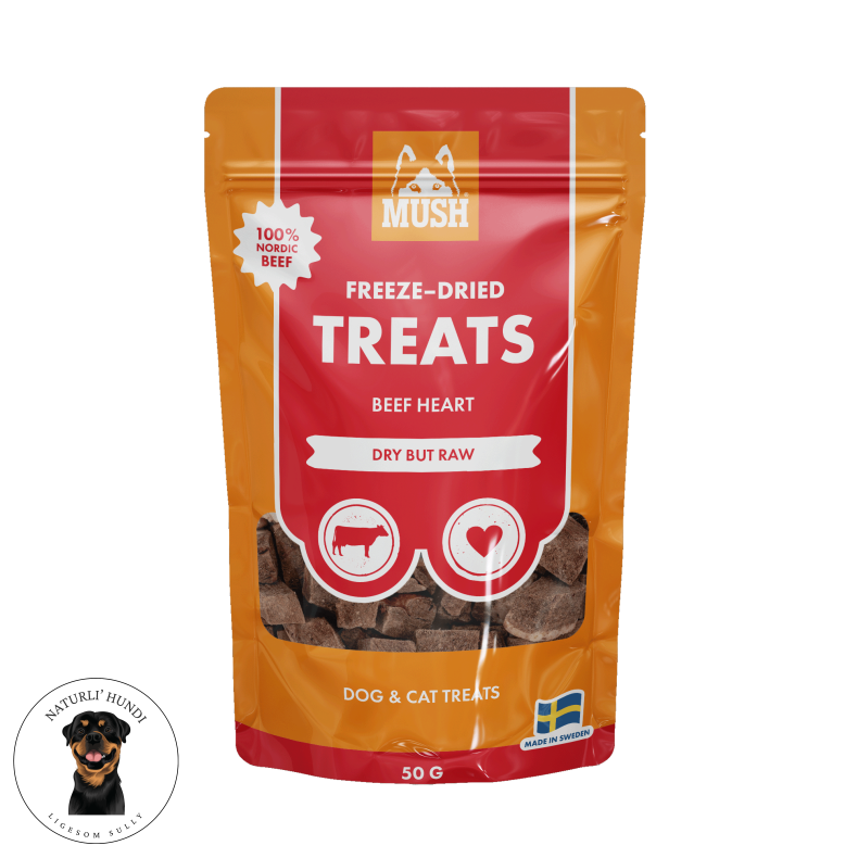 MUSH fryset�rrede godbidder | 100% Oksehjerte